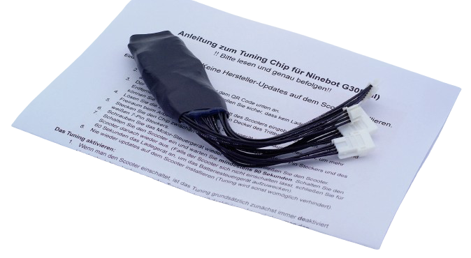 Ninebot G30 D E-Scooter Tuning Chip – Geschwindigkeit über 30 km/h freischalten