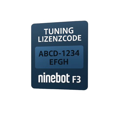 NINEBOT F3 / F3E / F3D /F3 Pro Tuning Lizenzcode – Bis zu 35 km/h via WebApp